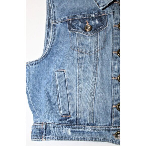 HIGHWAY denim vest Medium - Picture 2 of 9